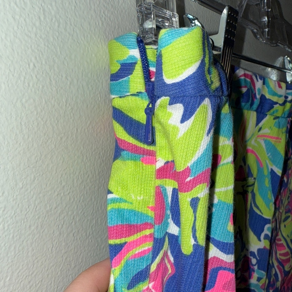 Lilly Pulitzer Magnolia Shorts Toucan Play Size 6 Colorful Beach Resort - Picture 7 of 11